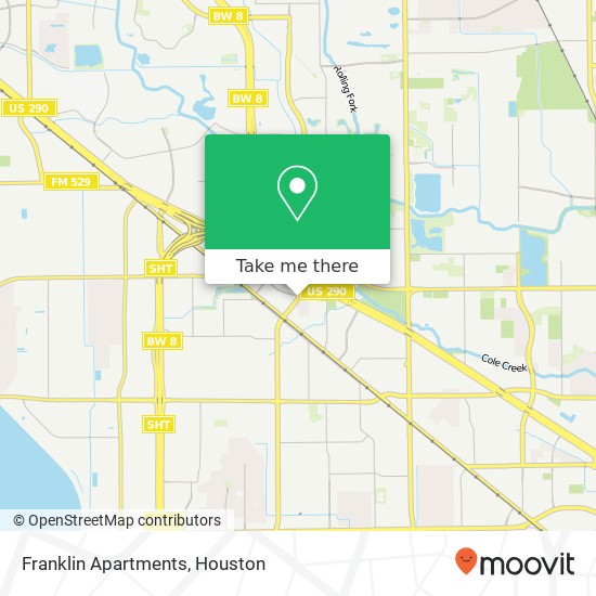 Franklin Apartments map