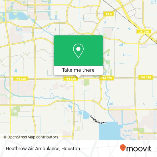 Heathrow Air Ambulance map