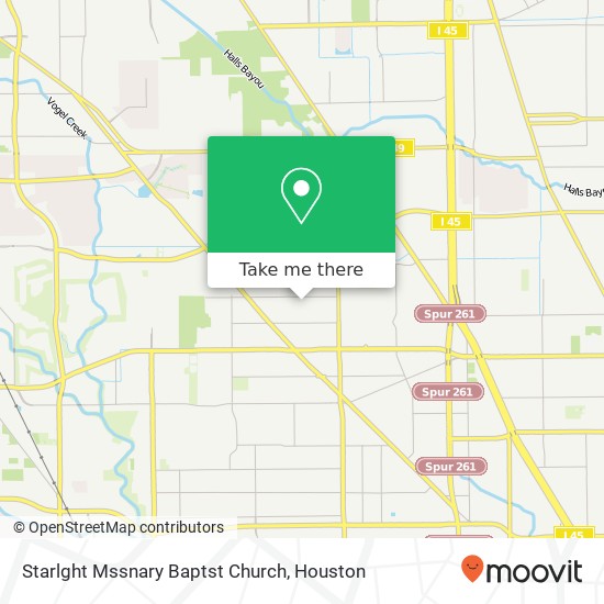 Starlght Mssnary Baptst Church map