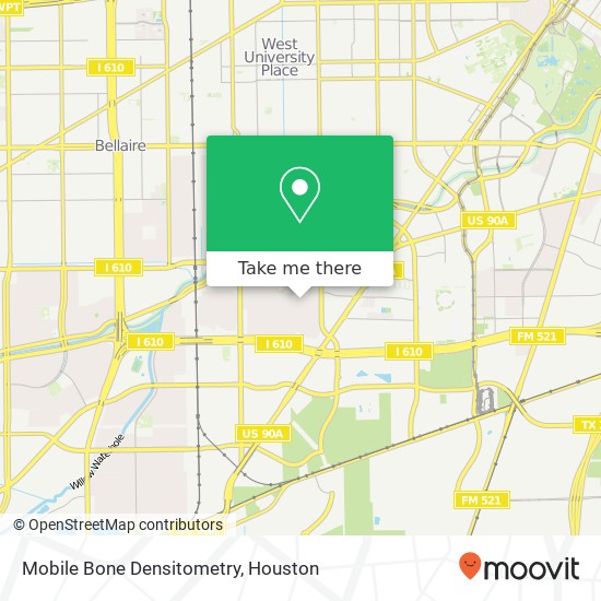 Mobile Bone Densitometry map