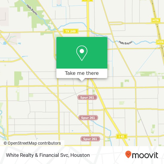 White Realty & Financial Svc map