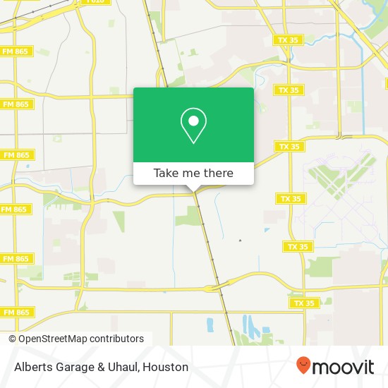 Mapa de Alberts Garage & Uhaul