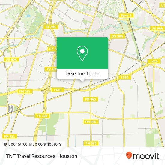 TNT Travel Resources map