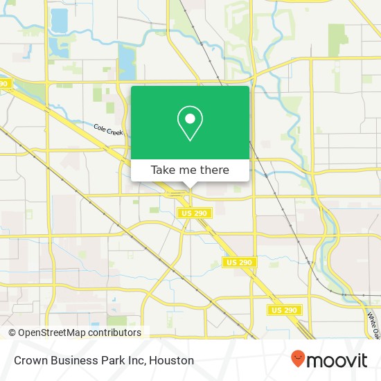 Crown Business Park Inc map