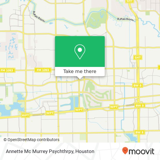 Annette Mc Murrey Psychthrpy map