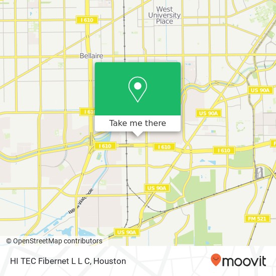 HI TEC Fibernet L L C map