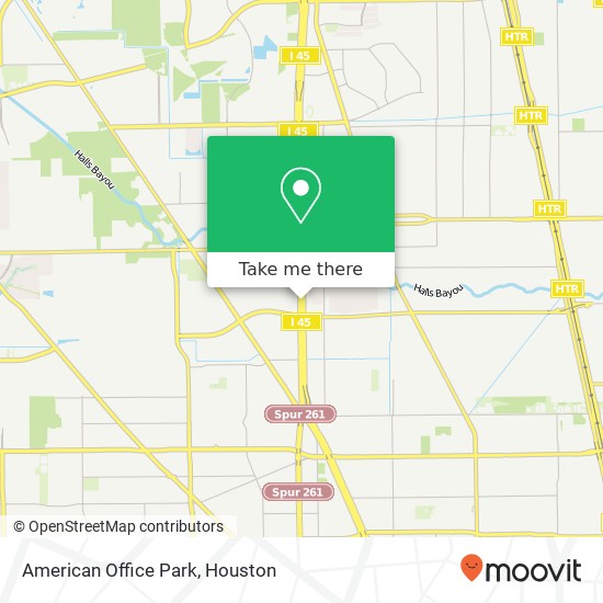 American Office Park map