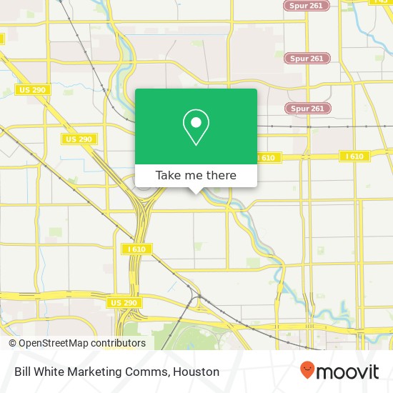 Mapa de Bill White Marketing Comms