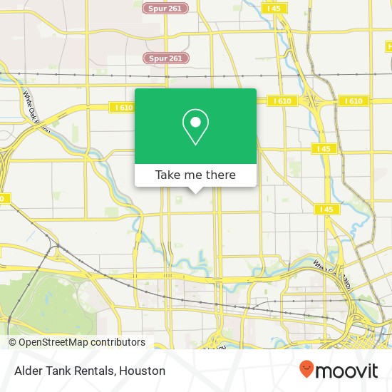 Alder Tank Rentals map