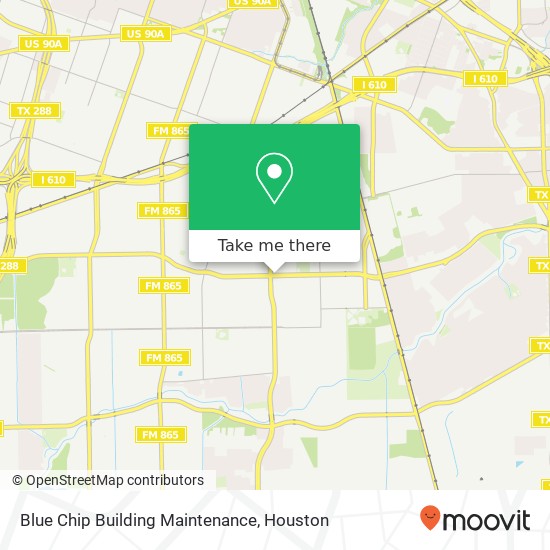 Blue Chip Building Maintenance map