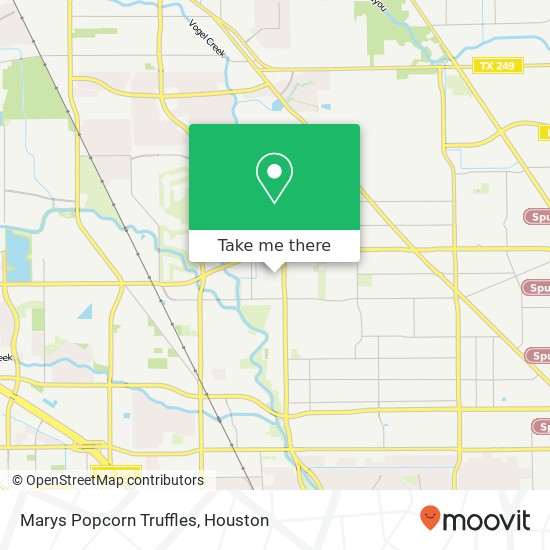 Marys Popcorn Truffles map