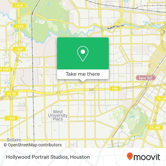 Mapa de Hollywood Portrait Studios
