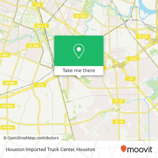 Mapa de Houston Imported Truck Center