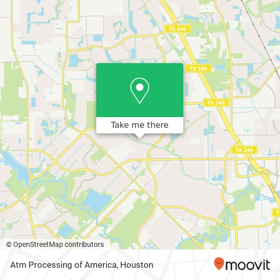 Atm Processing of America map