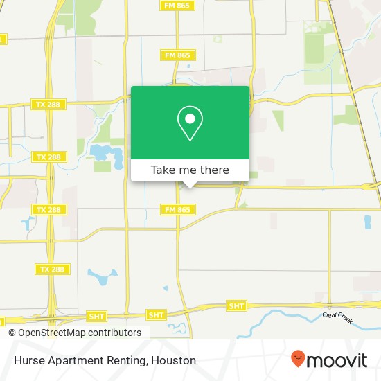 Mapa de Hurse Apartment Renting