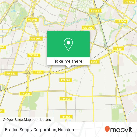 Bradco Supply Corporation map