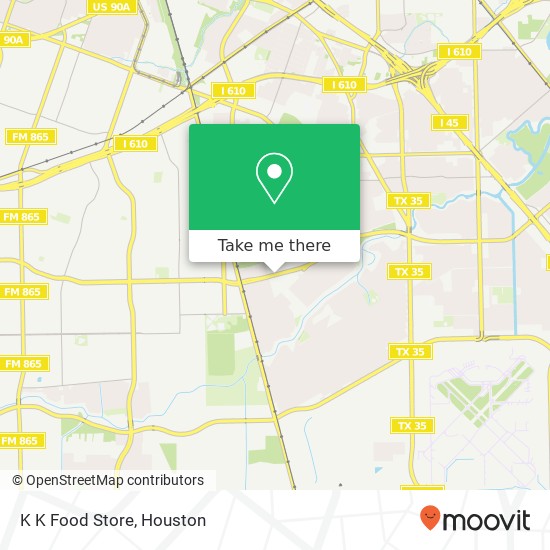 Mapa de K K Food Store