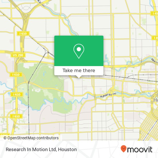 Mapa de Research In Motion Ltd