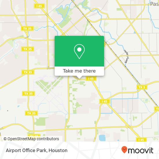 Airport Office Park map