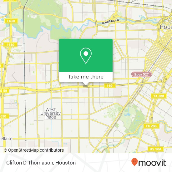 Clifton D Thomason map