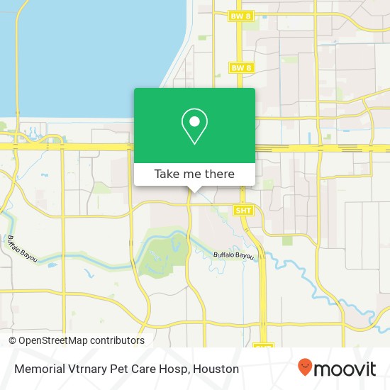 Memorial Vtrnary Pet Care Hosp map