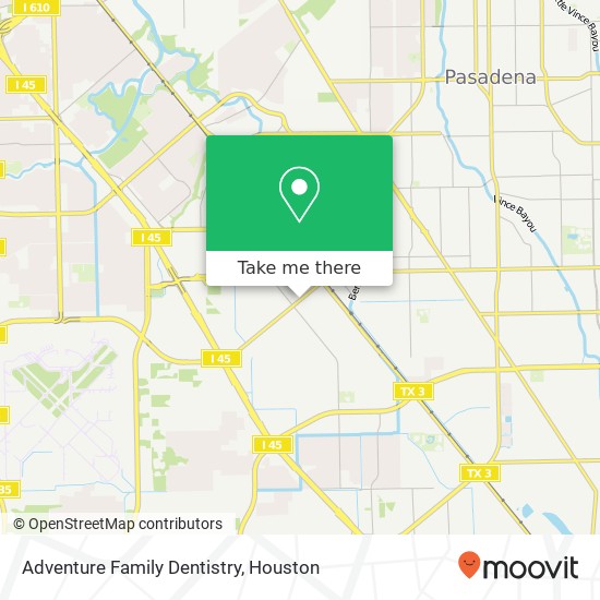 Mapa de Adventure Family Dentistry