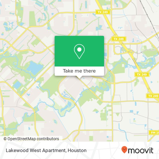 Mapa de Lakewood West Apartment