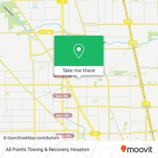 Mapa de All Points Towing & Recovery