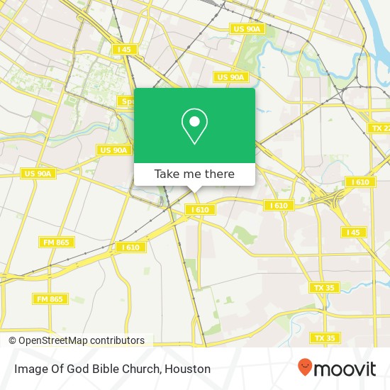 Mapa de Image Of God Bible Church