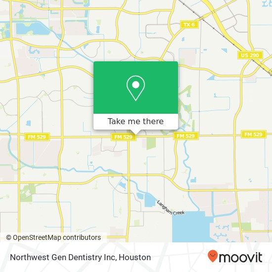 Mapa de Northwest Gen Dentistry Inc