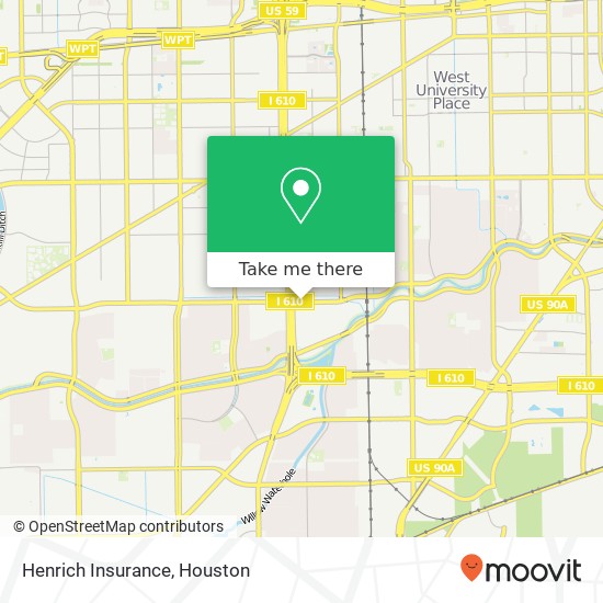 Henrich Insurance map