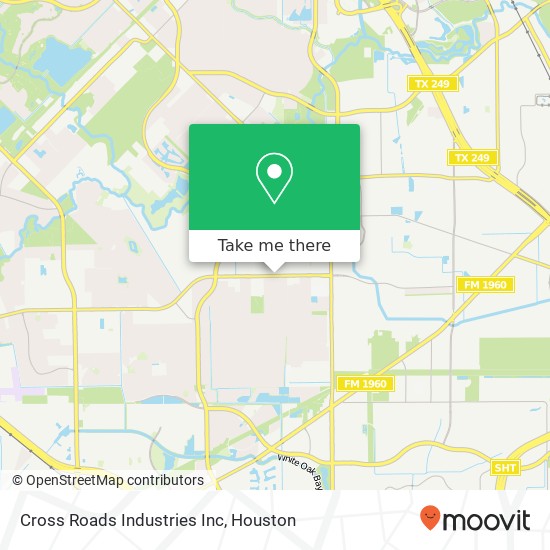 Cross Roads Industries Inc map