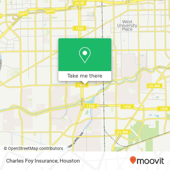 Mapa de Charles Foy Insurance