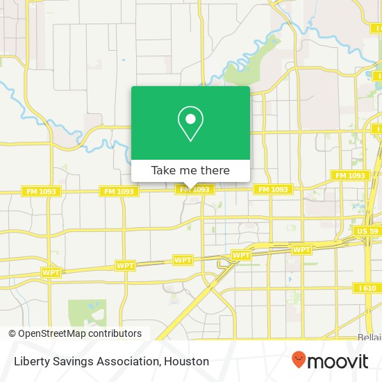 Mapa de Liberty Savings Association