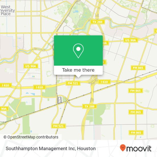 Southhampton Management Inc map