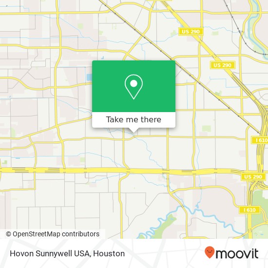 Hovon Sunnywell USA map