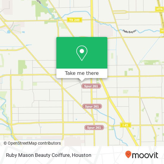 Mapa de Ruby Mason Beauty Coiffure