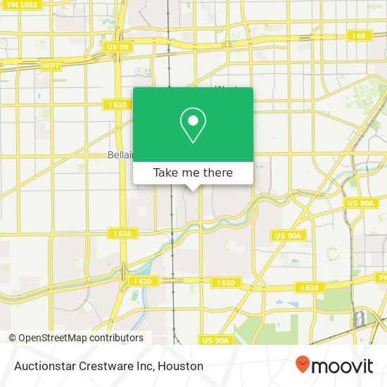 Auctionstar Crestware Inc map