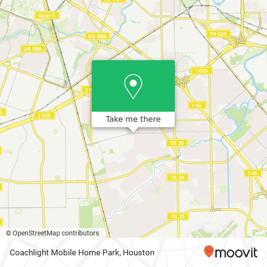 Mapa de Coachlight Mobile Home Park