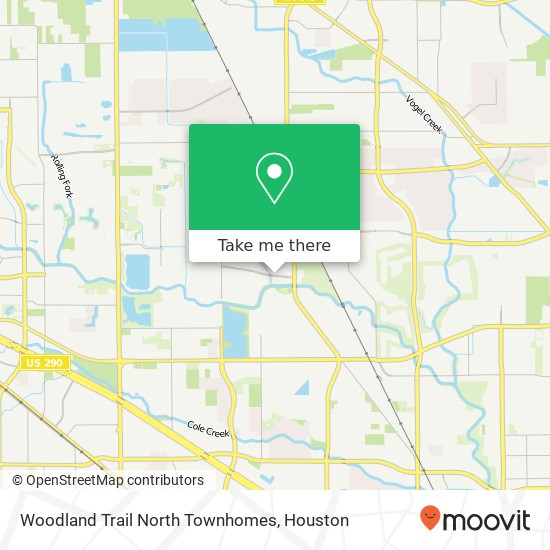 Mapa de Woodland Trail North Townhomes