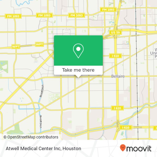 Mapa de Atwell Medical Center Inc