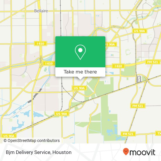 Bjm Delivery Service map