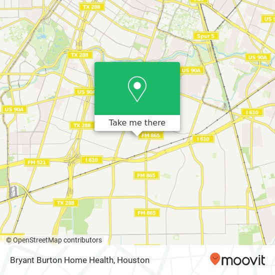 Mapa de Bryant Burton Home Health