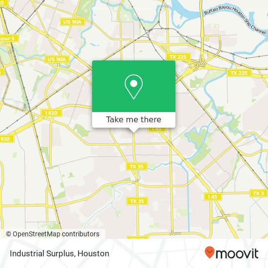 Mapa de Industrial Surplus