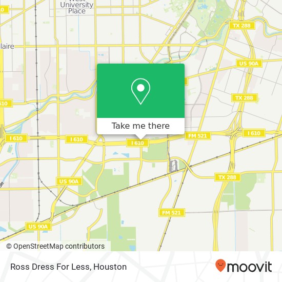 Ross Dress For Less map