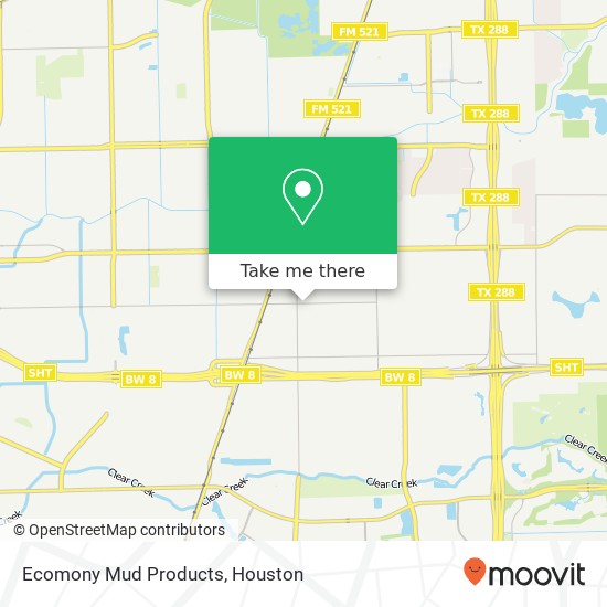 Ecomony Mud Products map