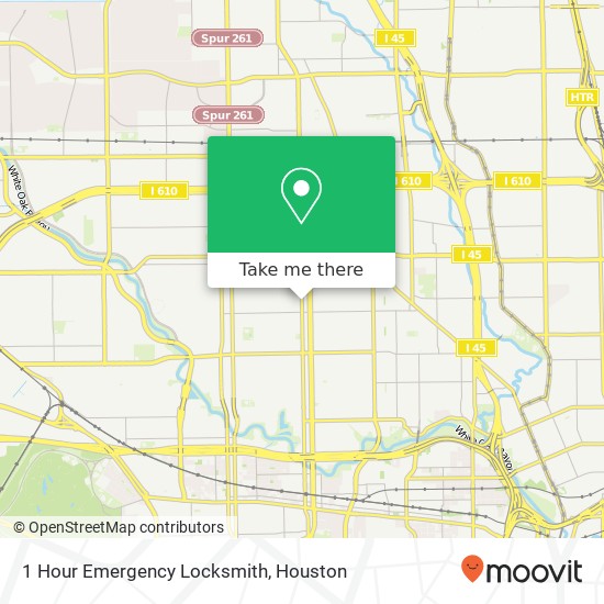 1 Hour Emergency Locksmith map