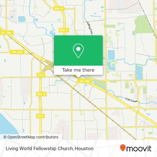 Mapa de Living World Fellowship Church