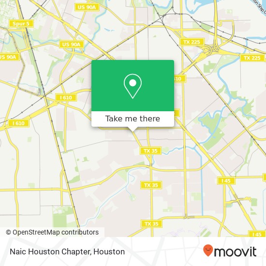 Mapa de Naic Houston Chapter