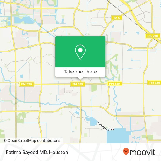 Fatima Sayeed MD map